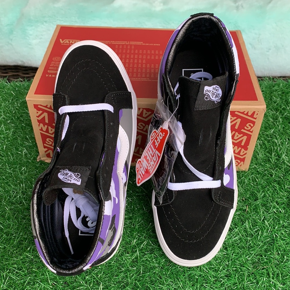 VANS SK8-Hi REISSUE POP CAMO Black/Heliotro WMNS - Picture 7 of 12